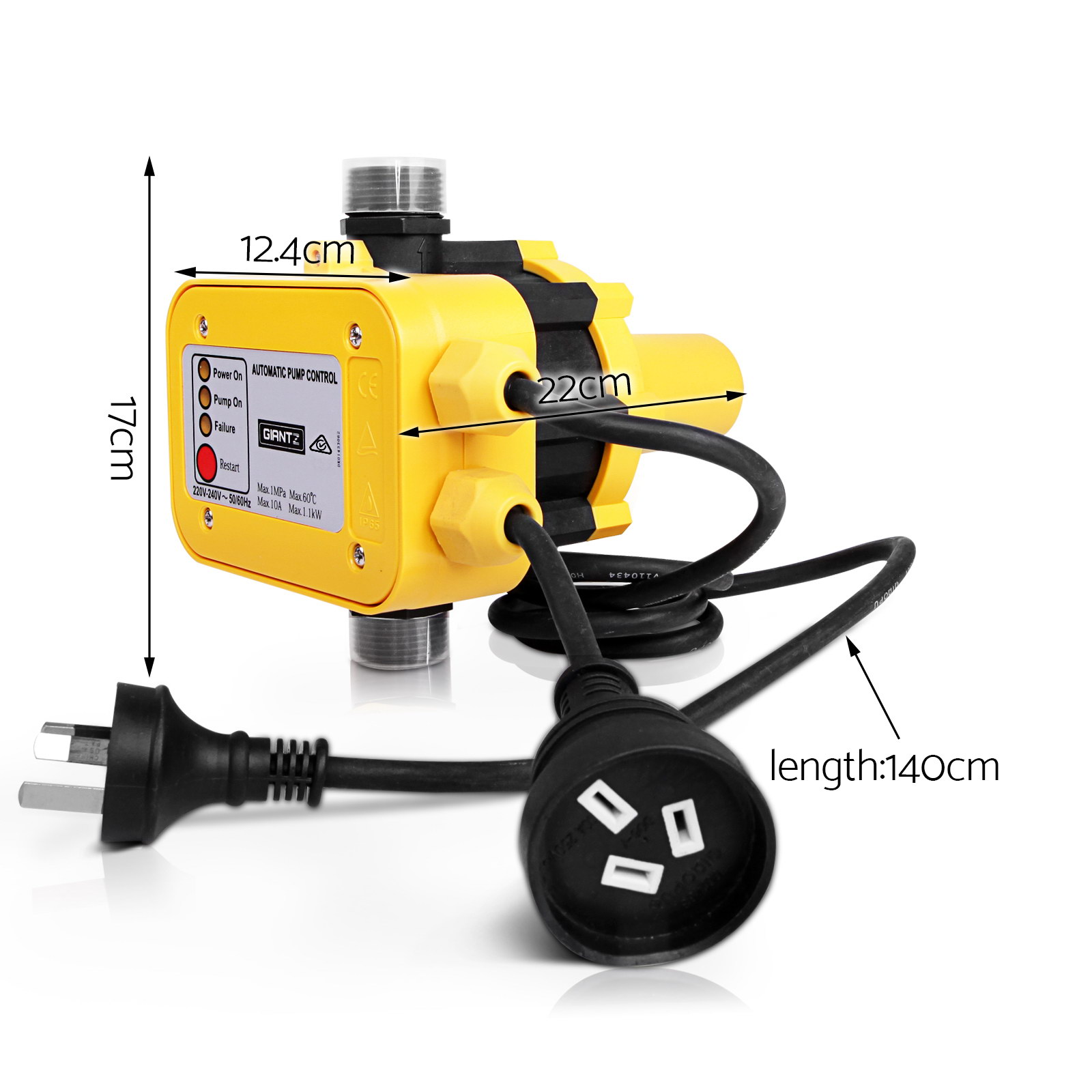 Giantz Water Pump Controller Auto Pressure Switch view 2