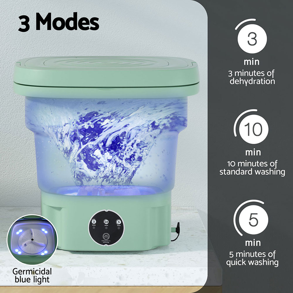 Devanti Foldable Portable Washing Machine 8L view 4