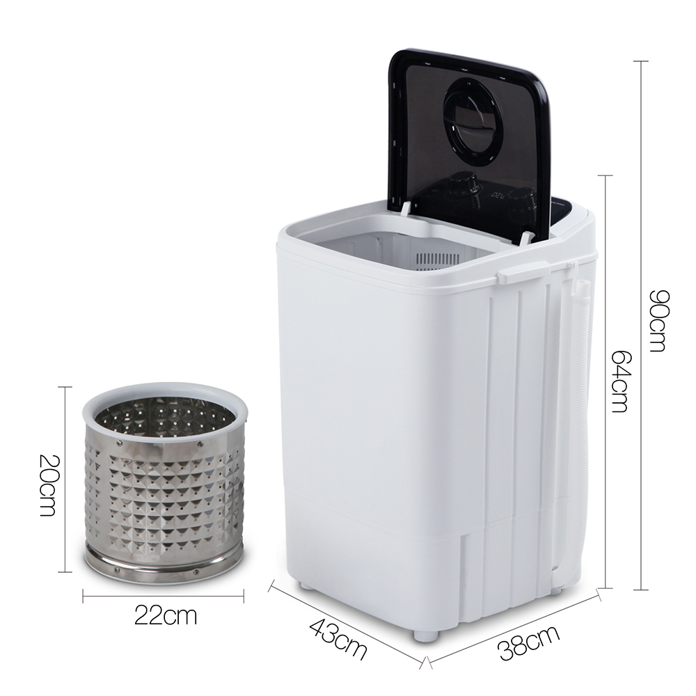 Devanti 4.6KG Portable Washing Machine view 2