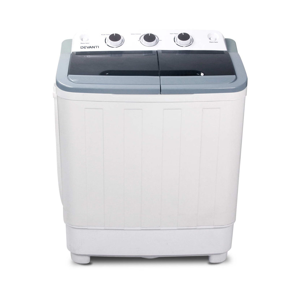 Devanti Twin Tub Portable Washing Machine 4.6KG view 3