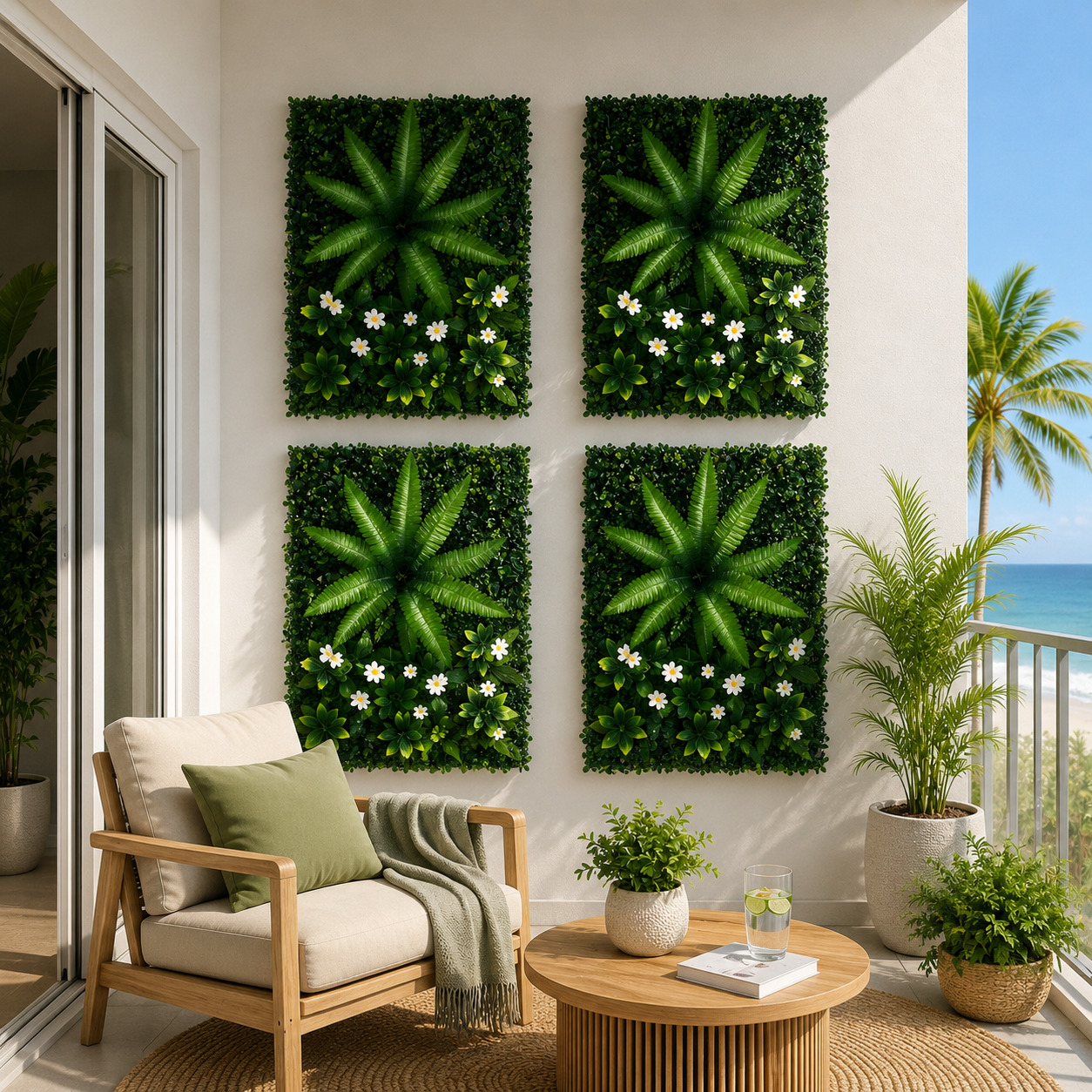 Gardeon Artificial Plant Wall Panels 40x60cm Multi-Style