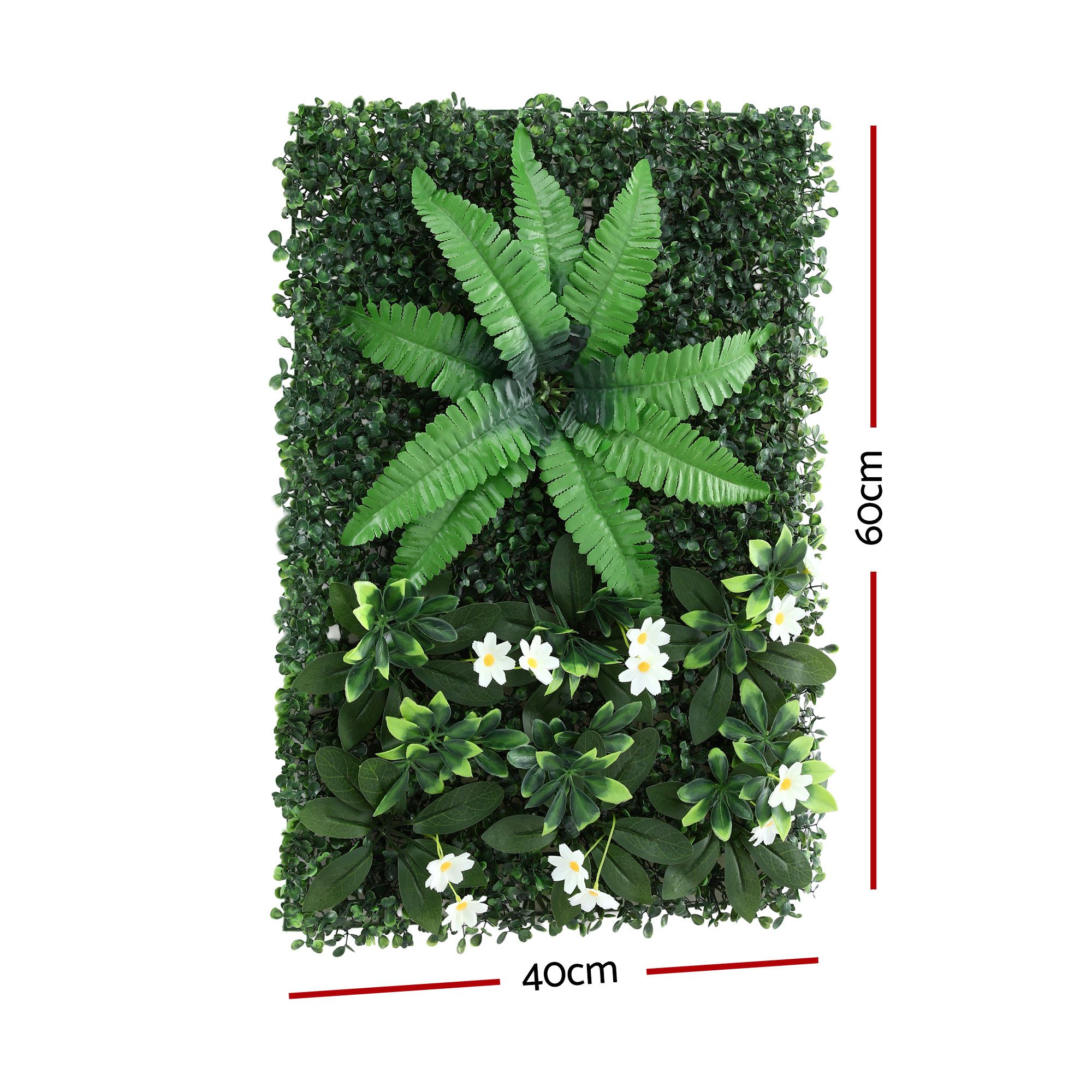 Gardeon Artificial Plant Wall Panels 40x60cm Multi-Style view 2