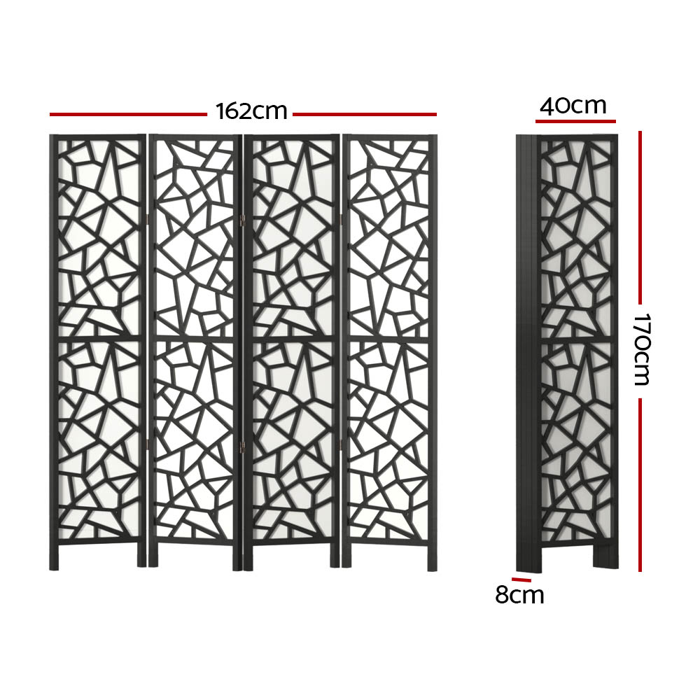 Artiss Clover Room Divider Screen in 3 to 8 Panels view 2