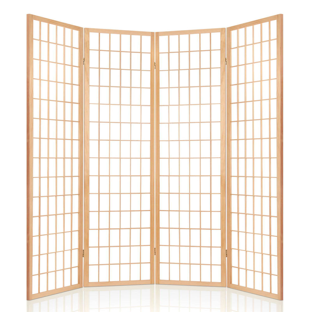 Artiss Pine Room Divider Screen in 3 to 8 Panels view 4