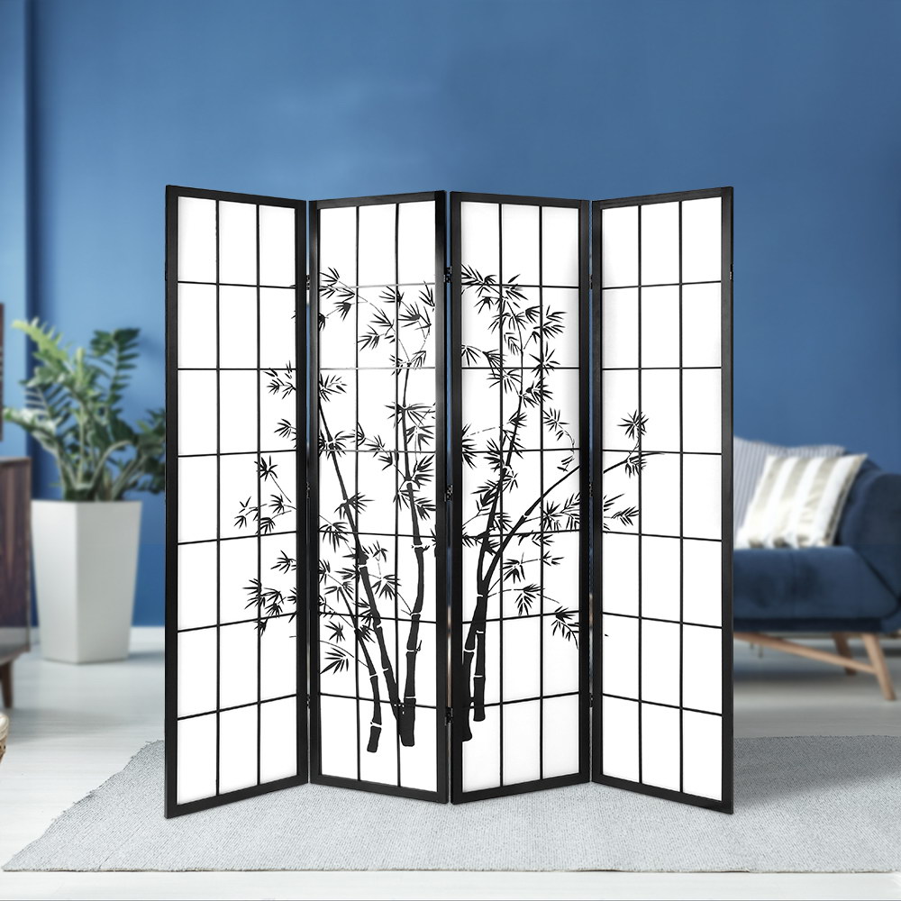 Artiss Bamboo Room Divider Screen in 2 or 4 Panels
