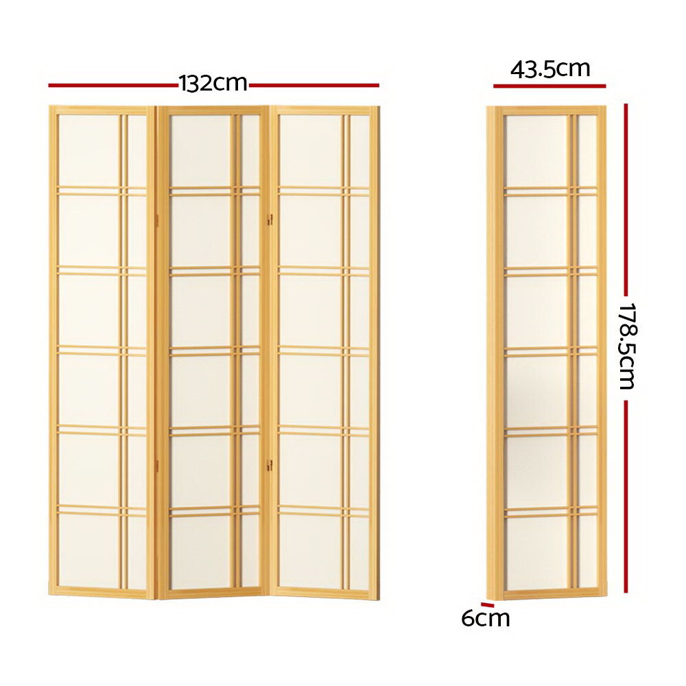 Artiss Nova Room Divider Screen in 3 to 8 Panels view 2