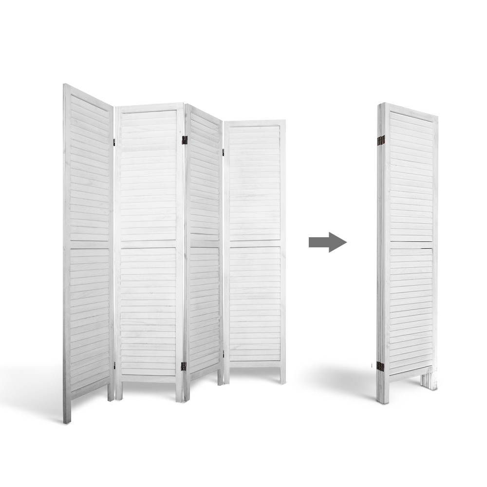 Artiss Louver Room Divider Screen in 3 to 8 Panels view 5