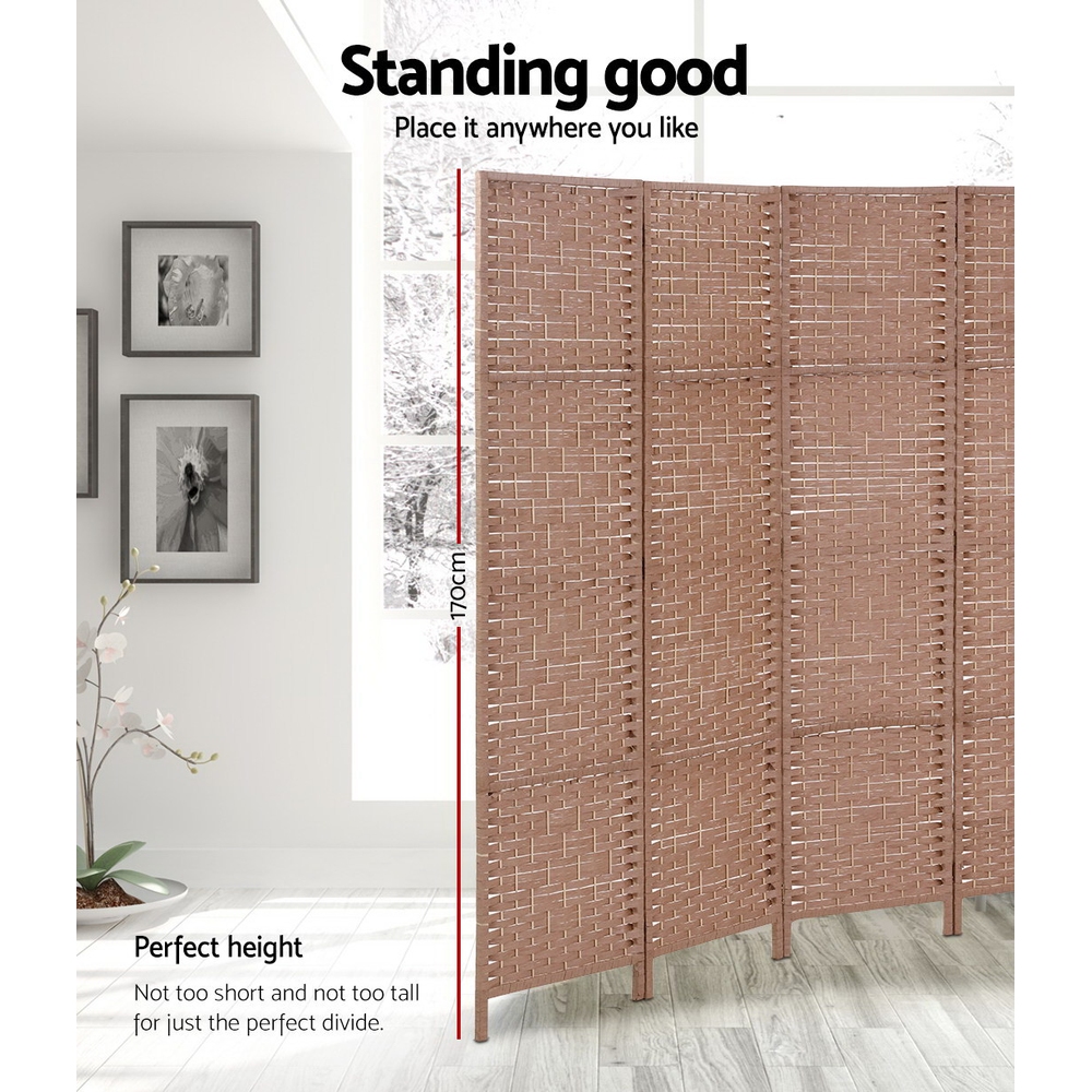 Artiss Woven Room Divider Screen, 3 to 8 Panels view 4
