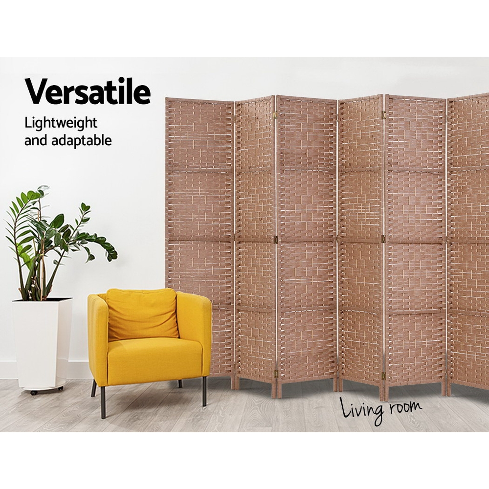 Artiss Woven Room Divider Screen, 3 to 8 Panels view 5