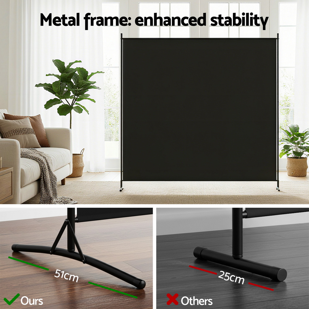 Artiss Fabric Room Divider Screen in Various Sizes view 4