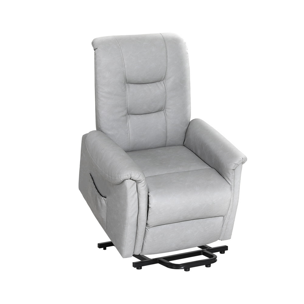 Artiss Lift Assist Recliner Chair Grey view 3
