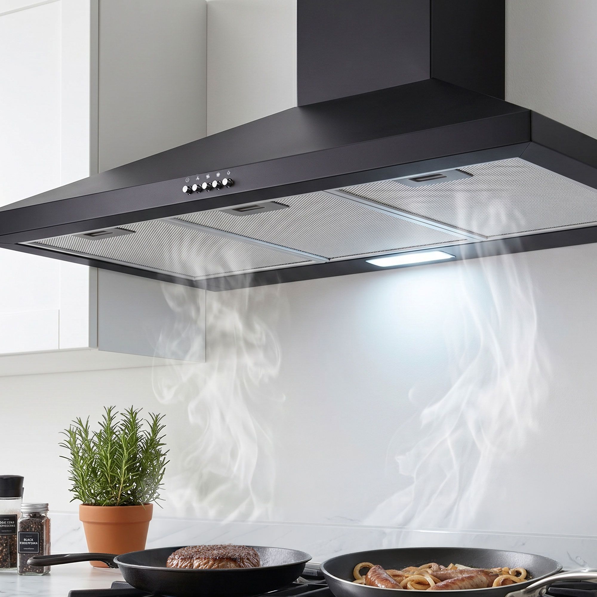 Devanti Range Hood with 3-Speed Extraction Control