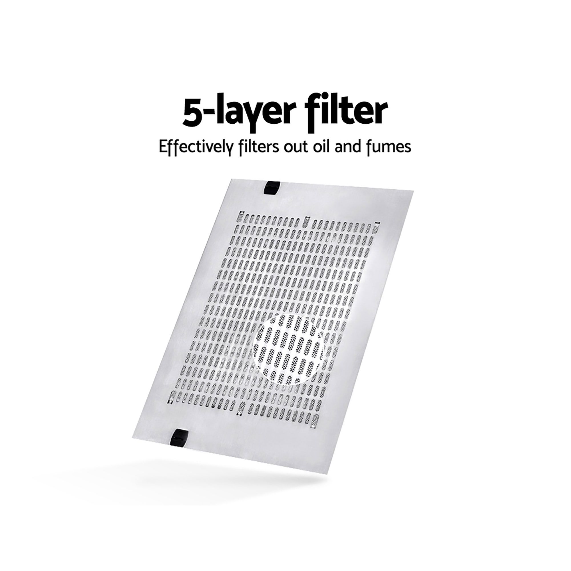 Devanti 60cm Range Hood Canopy LED Light view 5