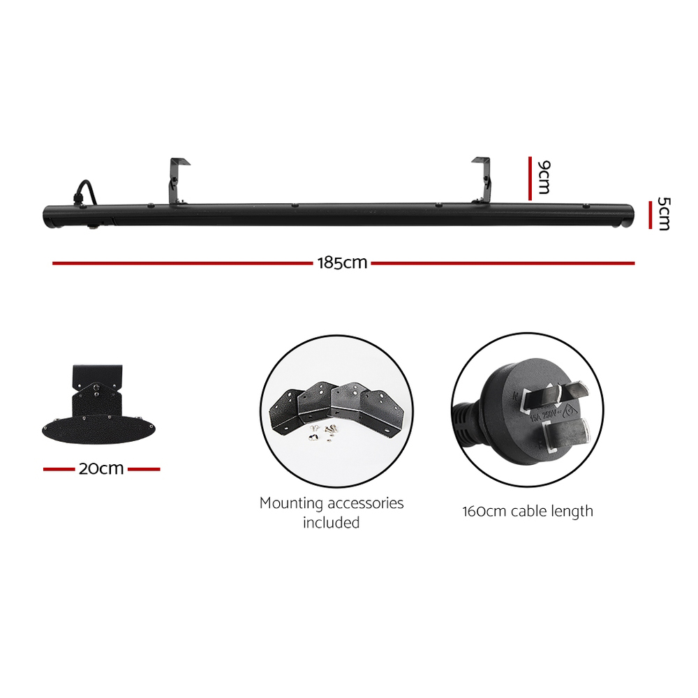 Devanti Outdoor Radiant Strip Heater 3200W view 2
