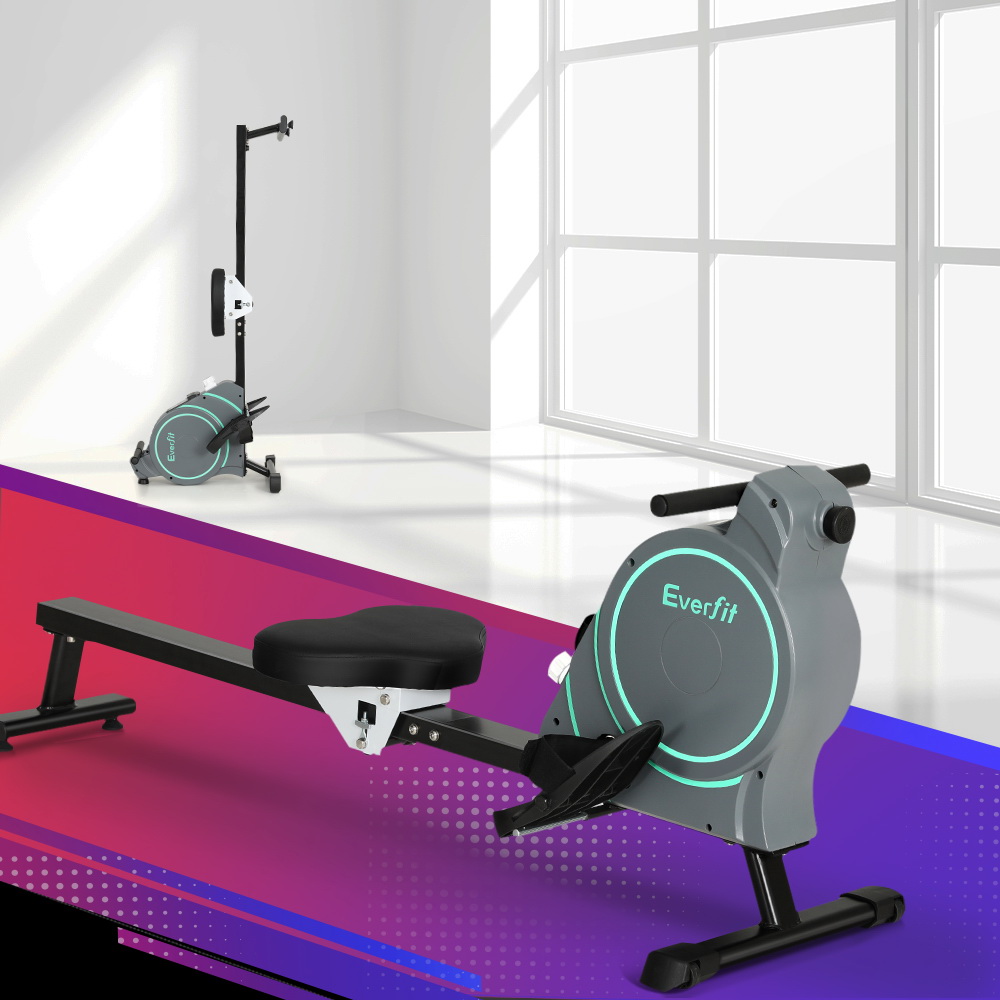 Everfit Magnetic Rowing Machine with App, 16 Levels