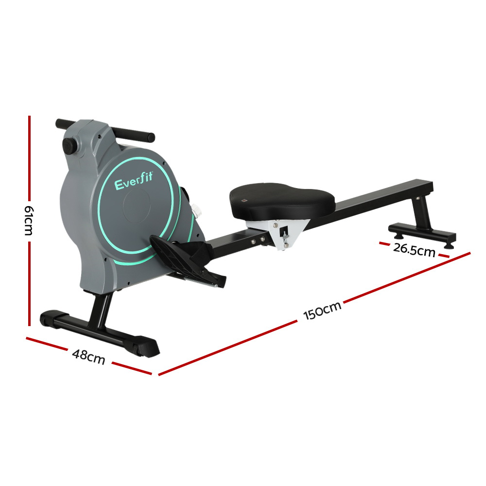 Everfit Magnetic Rowing Machine with App, 16 Levels view 2