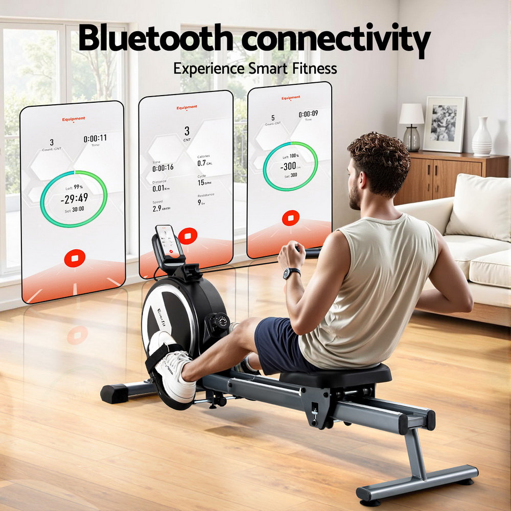 Everfit 16 Level Magnetic Rowing Machine for Home view 4