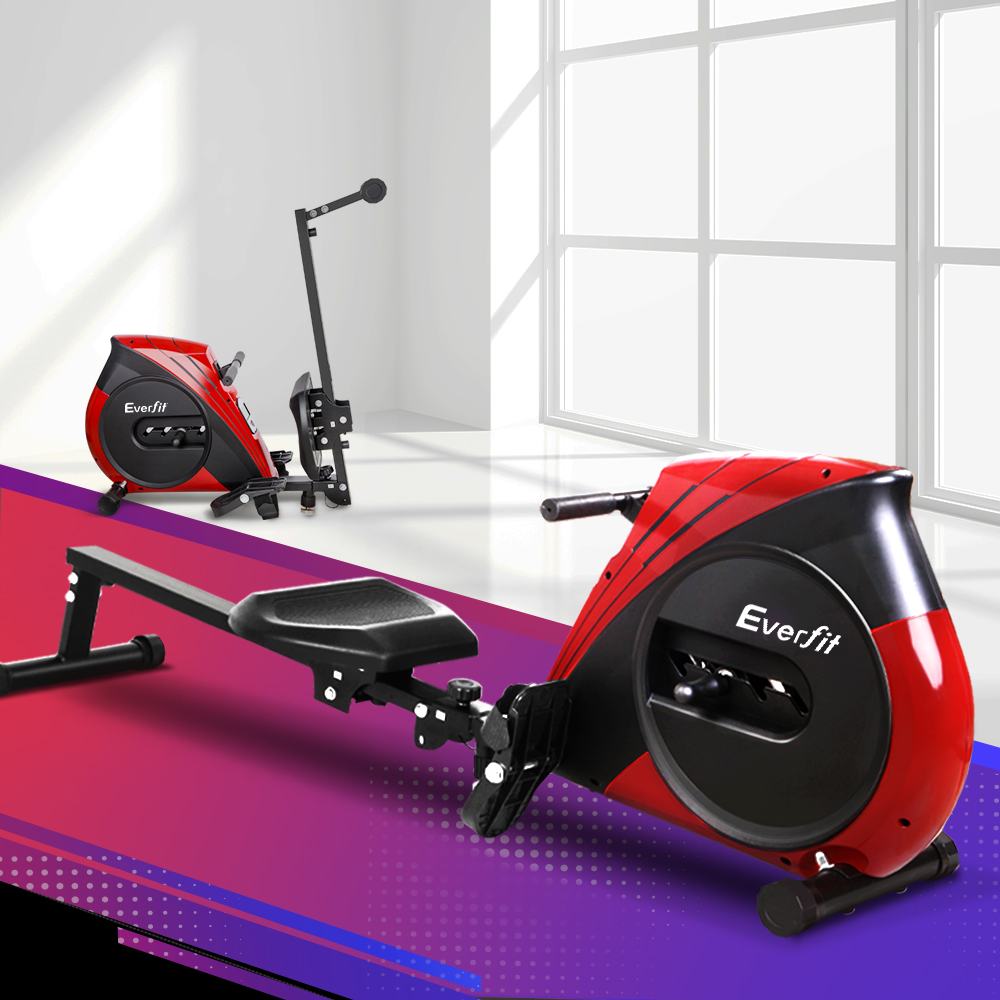 Everfit Elastic Rope Rowing Machine, 4 Resistance Levels
