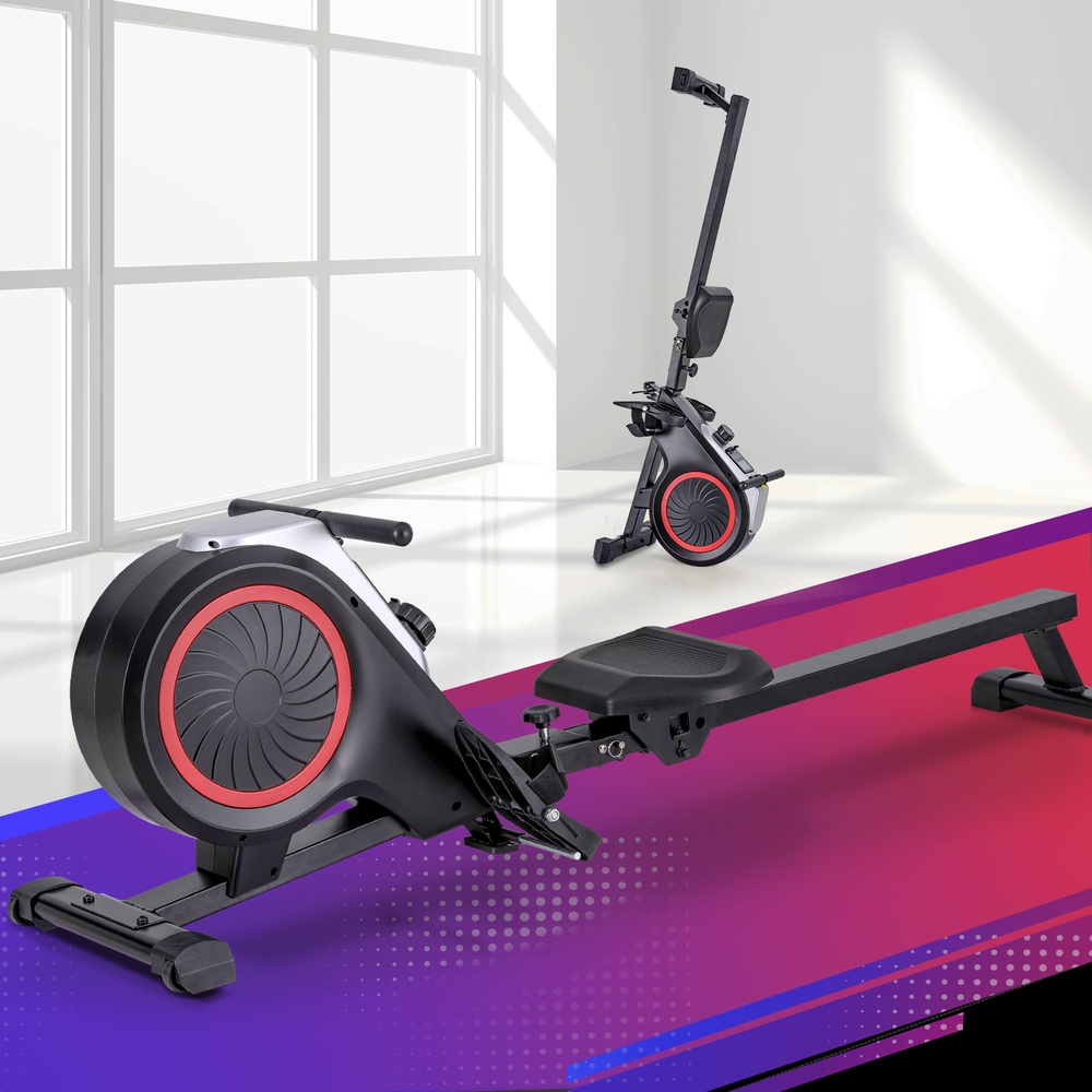 Everfit Foldable Magnetic Rowing Machine, 16 Levels