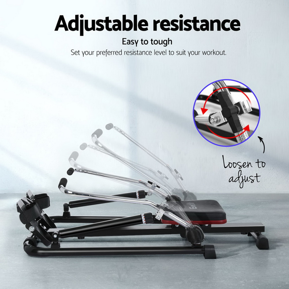 Everfit Hydraulic Rowing Machine, 12 Resistance Levels view 5