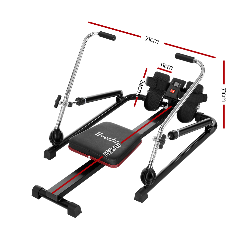 Everfit Hydraulic Rowing Machine, 4 Resistance Levels view 2