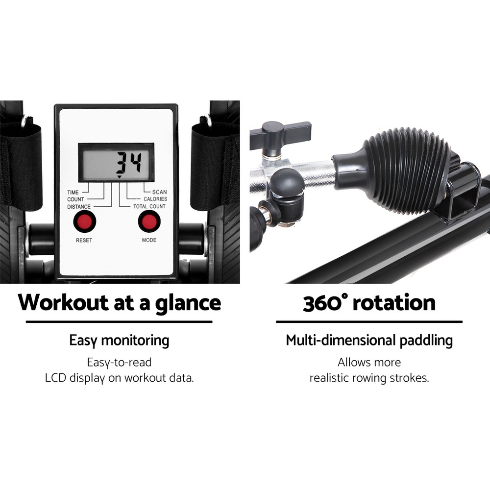 Everfit Hydraulic Rowing Machine, 4 Resistance Levels view 5
