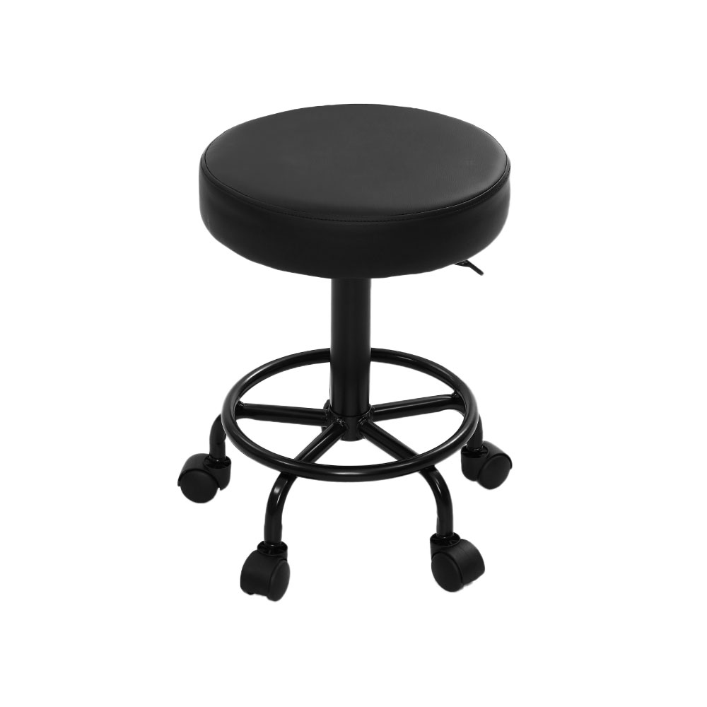 Artiss Round Swivel Salon Stool Chair for Studio and Cafe view 4