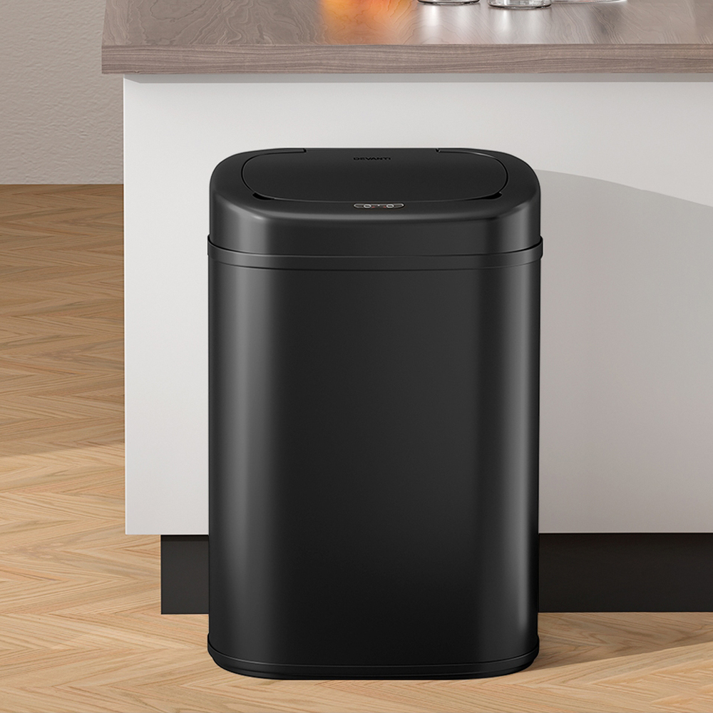 Devanti Motion Sensor Bin with Fingerprint Resistant Steel
