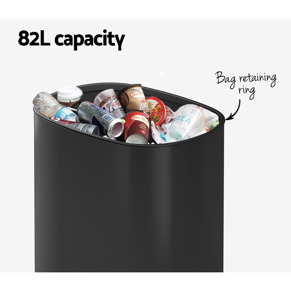 Devanti Motion Sensor Bin with Fingerprint Resistant Steel view 5