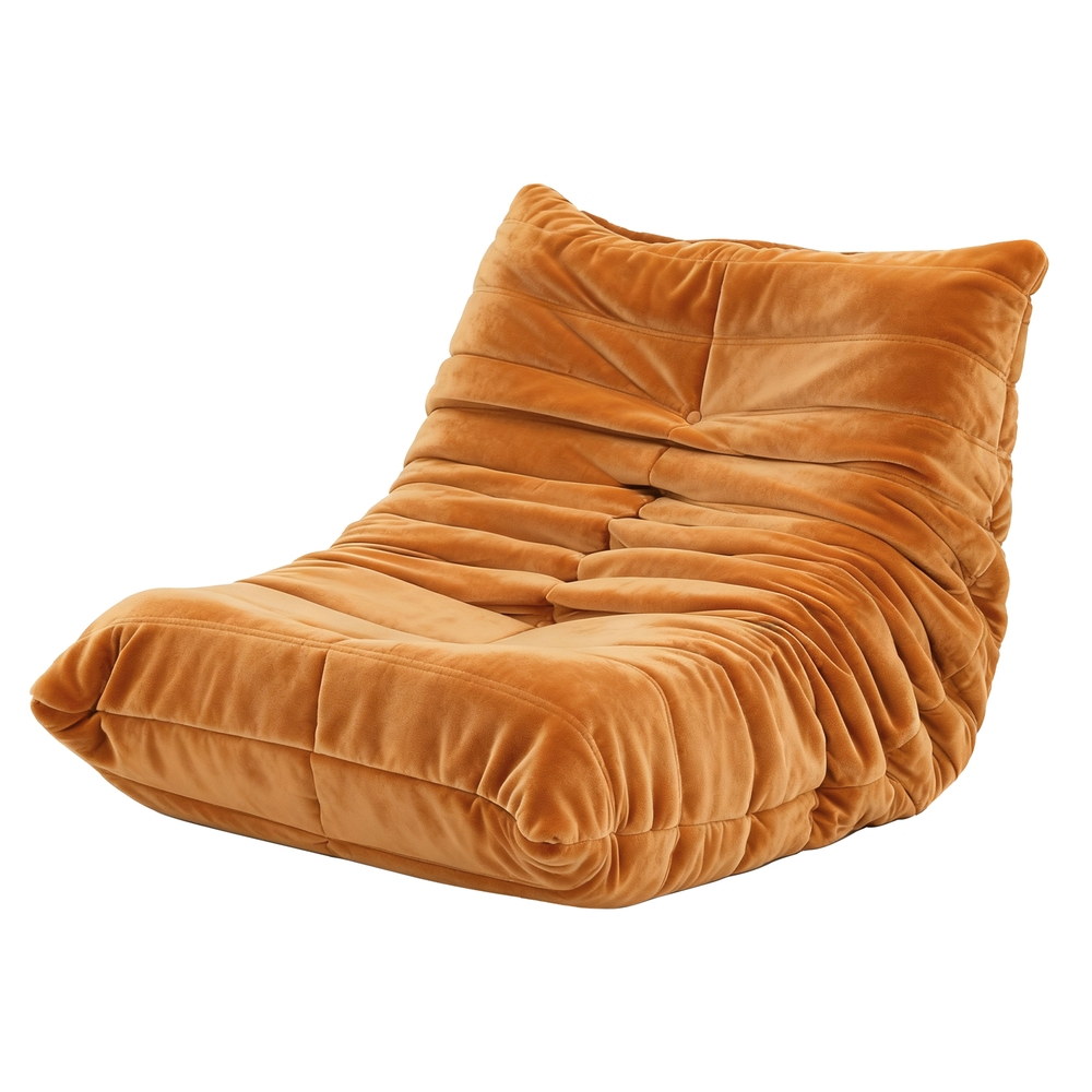 Artiss Lazy Sofa Accent Chair Leisure Lounge Pouffe view 2