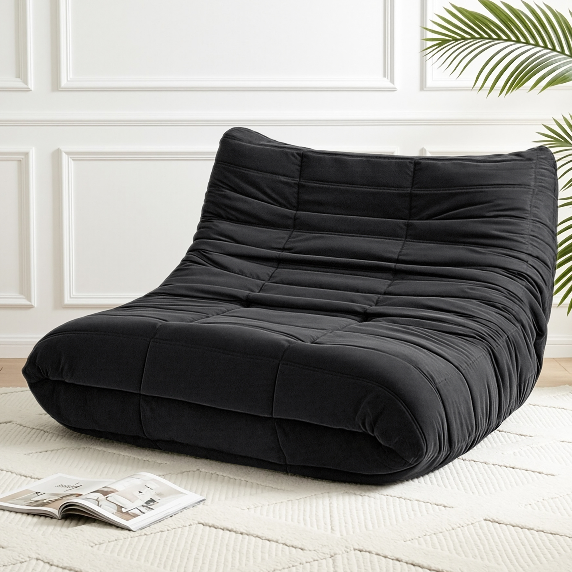 Artiss Lazy Sofa 2 Seater Caterpillar Accent Chair