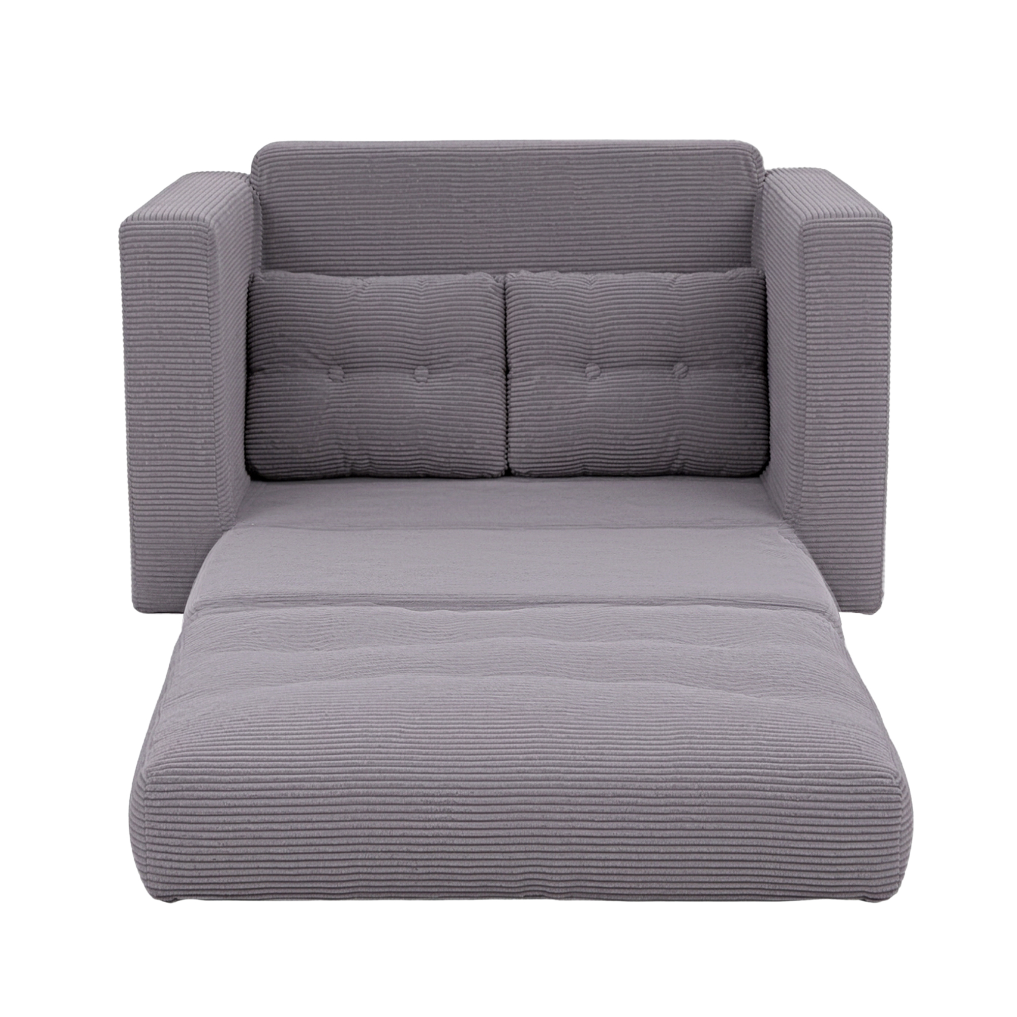Artiss Corduroy Convertible Sofa Bed in 1 or 2 Seater view 3