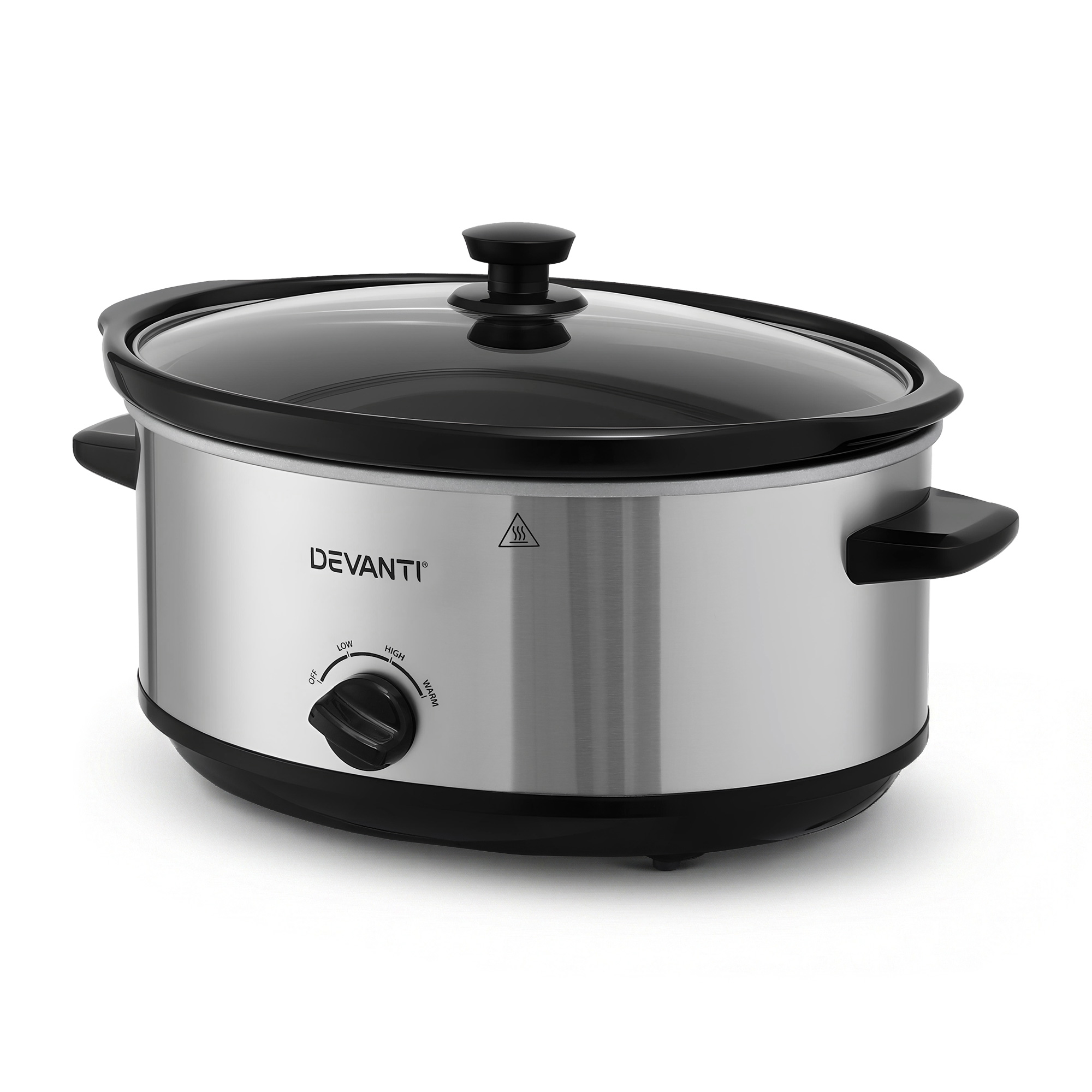 Devanti 6.5L Slow Cooker with Keep Warm Function