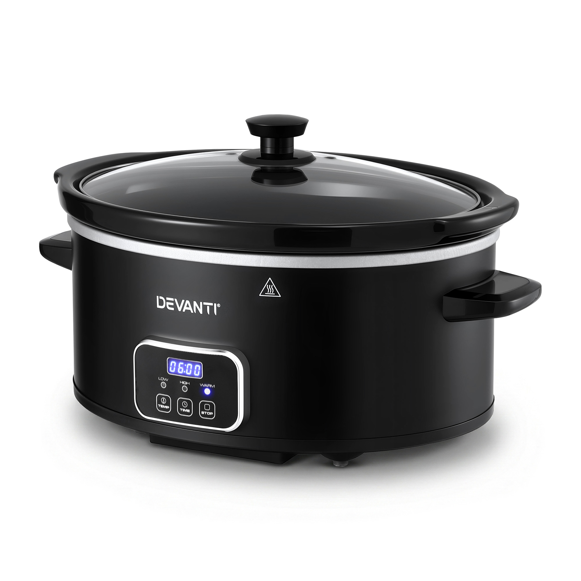 Devanti Electric Slow Cooker with Keep Warm Function