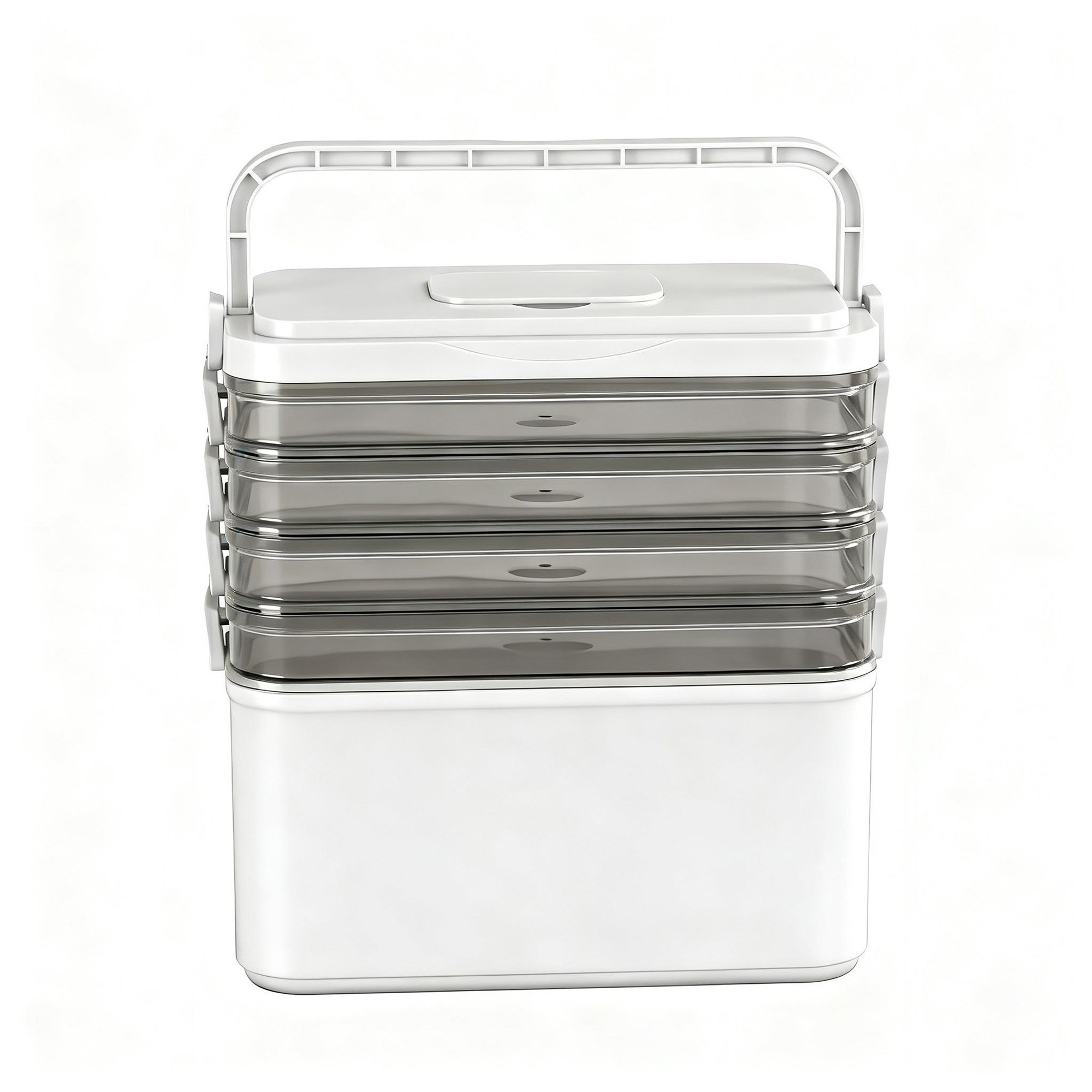Artiss 5 Tier Portable Storage Box Clear view 3