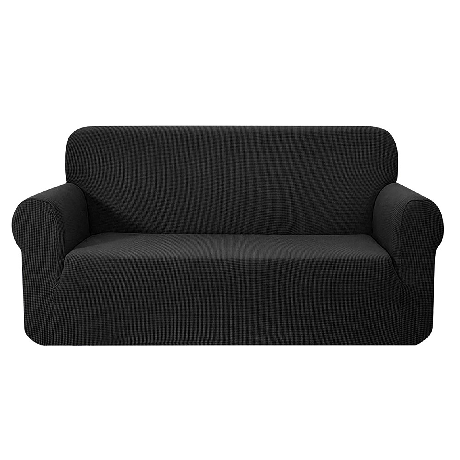 Artiss 3 Seater High Stretch Sofa Cover Black
