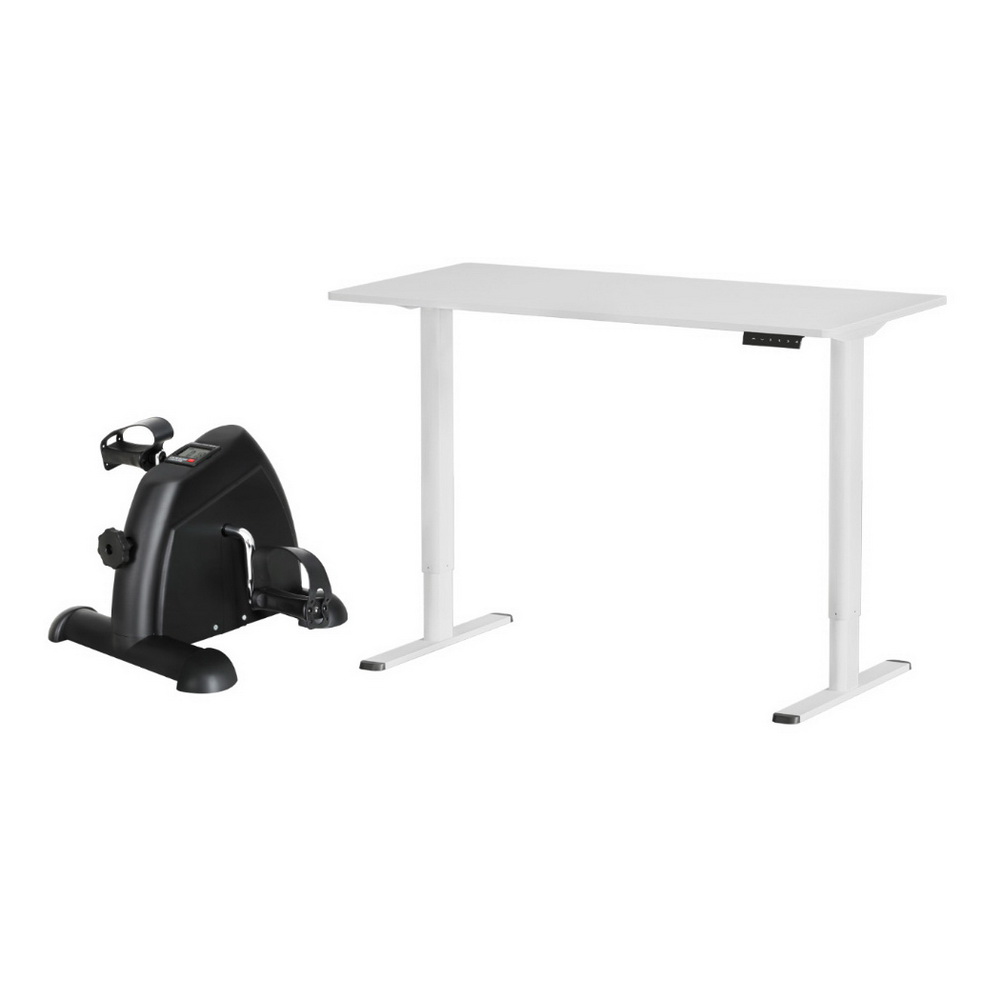 Artiss 120cm Electric Standing Desk with Exercise Bike
