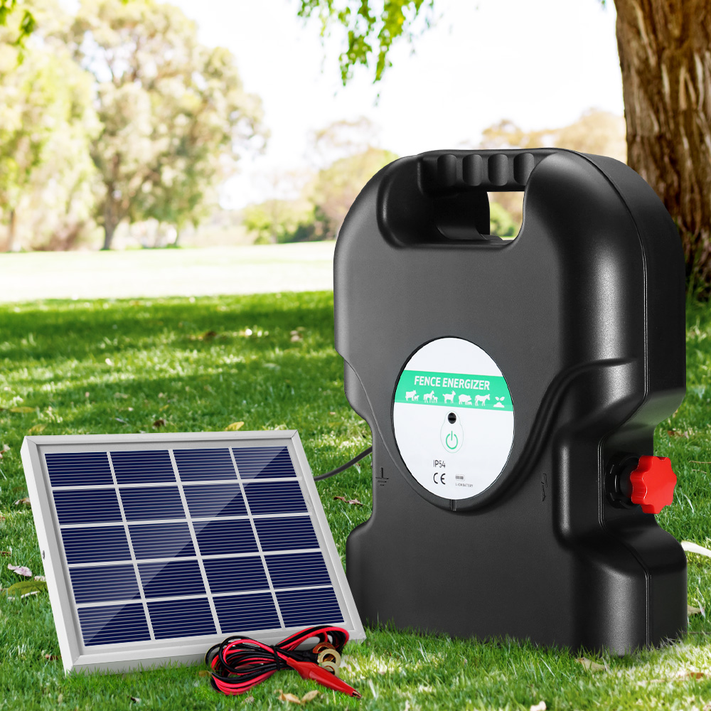 Giantz Solar Fence Energiser 20km 1.2J