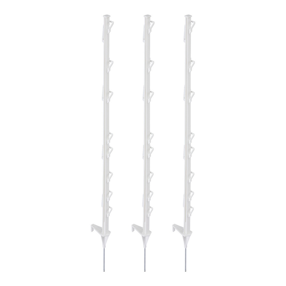 Giantz Electric Fence Posts Poly 20 Pack, White