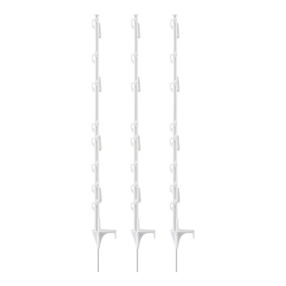 Giantz Electric Fence Posts Poly 20 Pack, White view 3