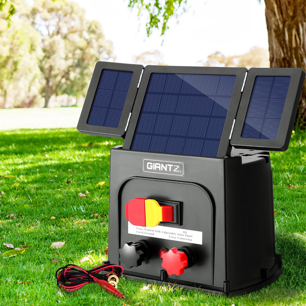 Giantz PET Solar Fence Energiser, 3km to 8km