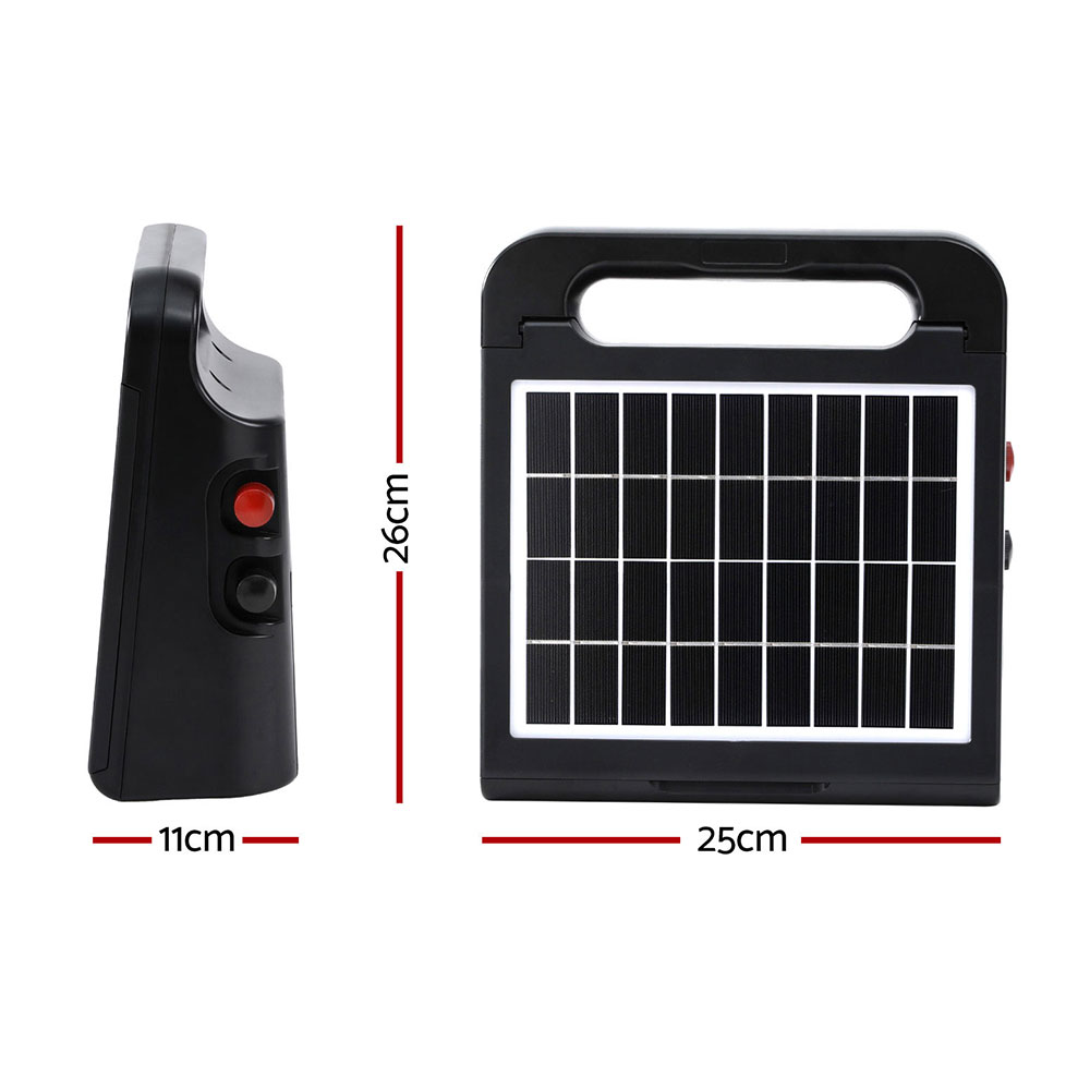 Giantz Solar Electric Fence Energiser, 5km or 10km view 2