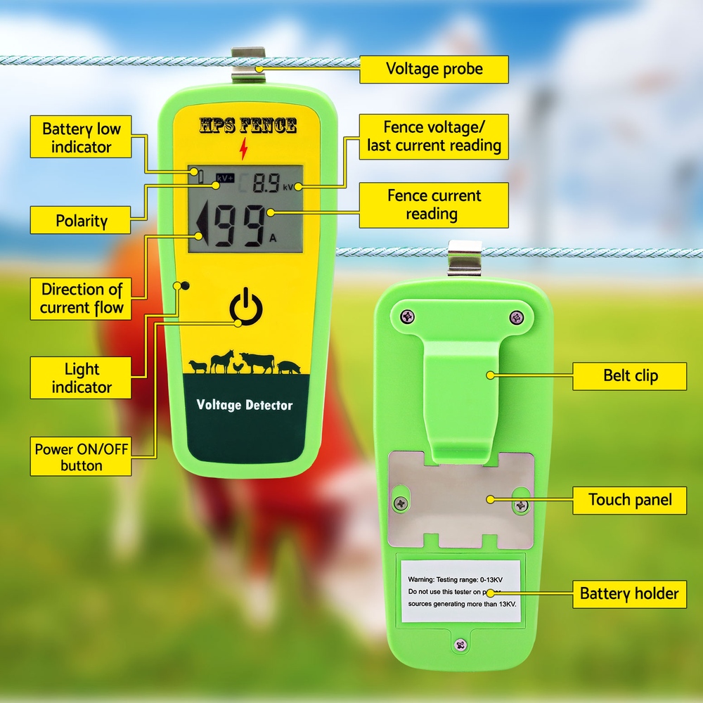 Giantz Digital Electric Fence Tester 13KV Fault Finder view 5
