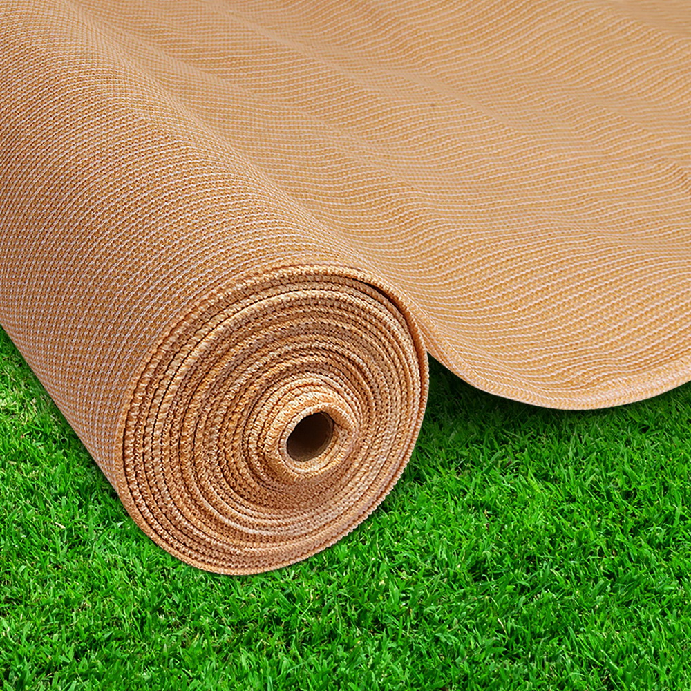 Instahut 90% Shade Cloth 3.66x30m Heavy Duty Beige