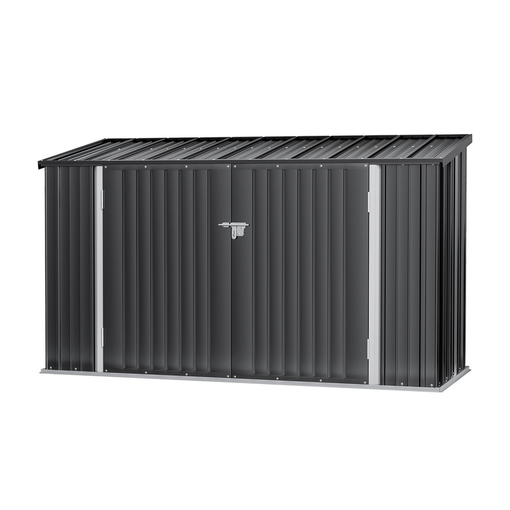 Giantz Bike Shed 2.22x0.91m Galvanised Outdoor Storage view 3