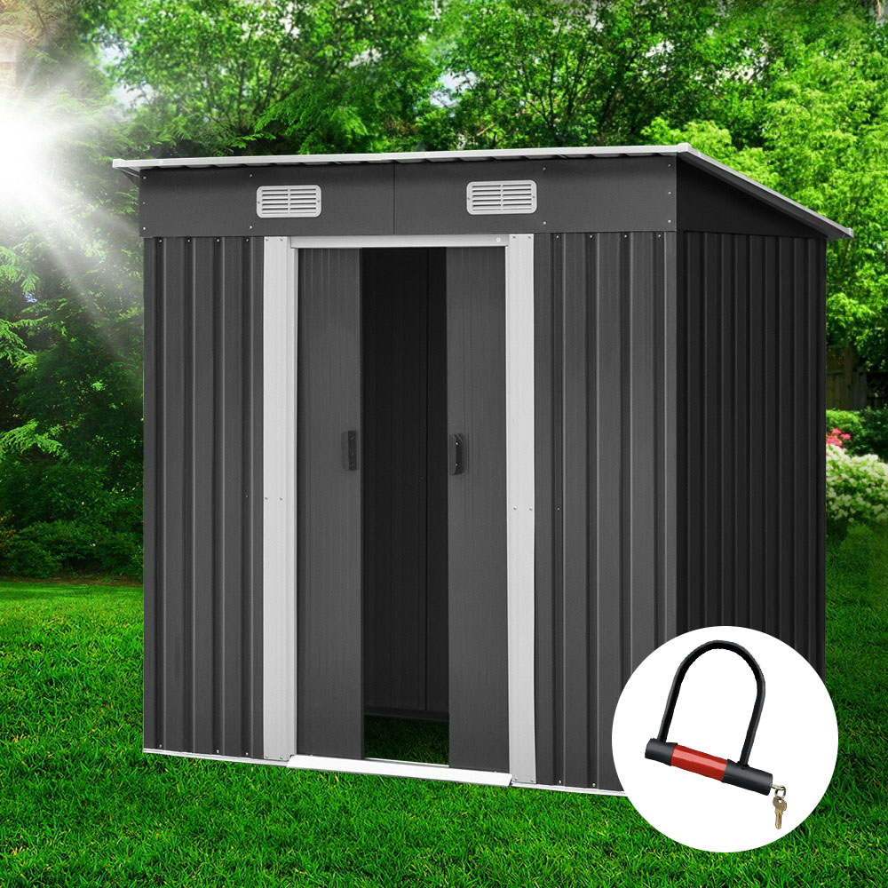 Giantz Garden Shed 1.94x1.21m Sliding Door Tool Storage