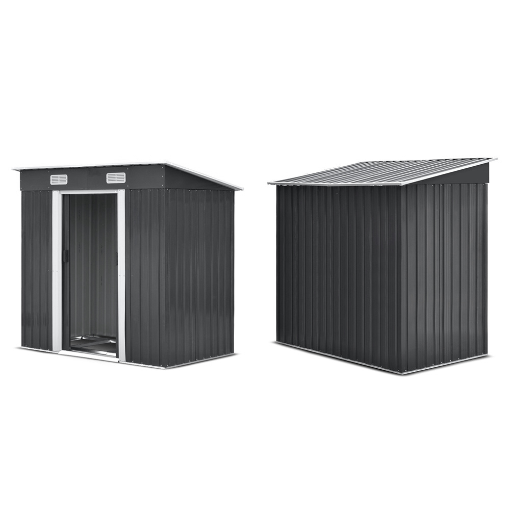 Giantz Garden Shed 1.94x1.21m Steel Tool Shed with Metal Base view 3