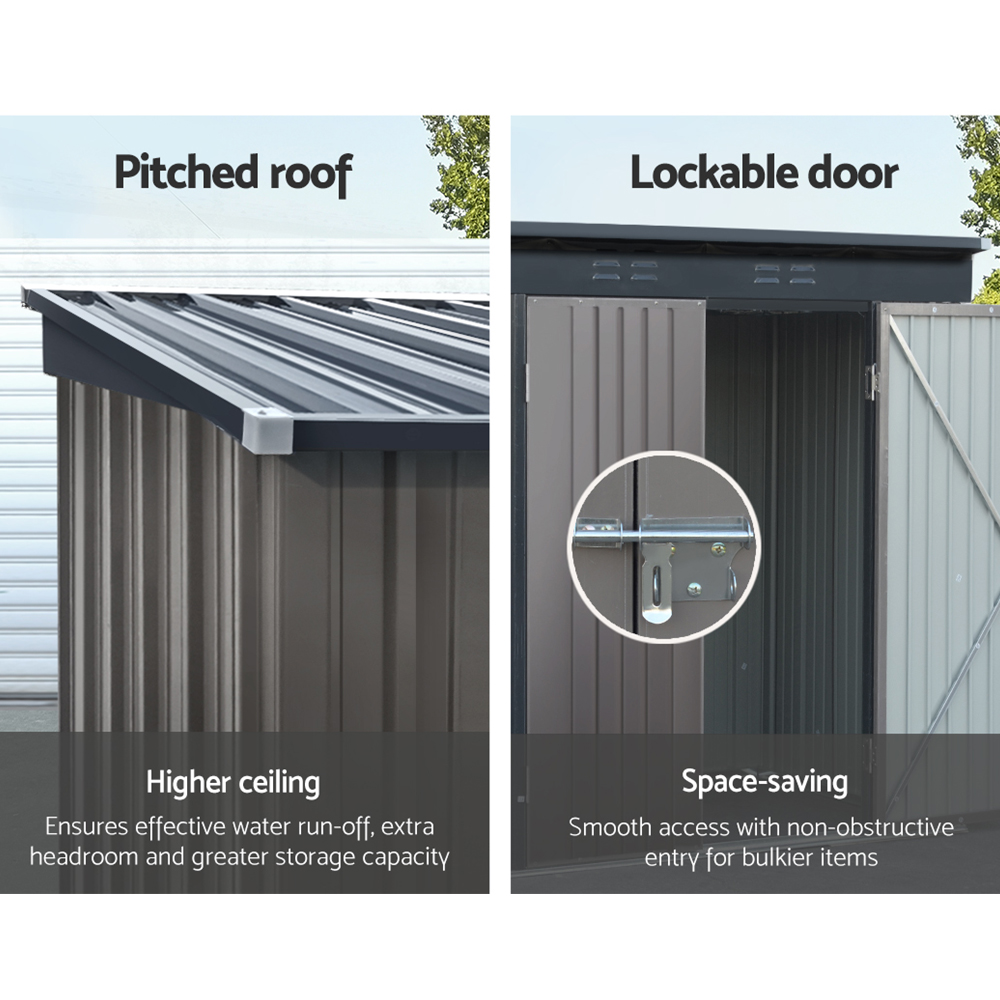 Giantz Garden Shed 2.31x1.31m with Double Doors view 5