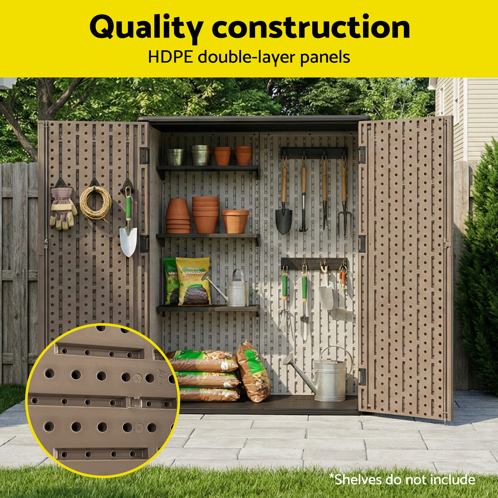 Giantz Outdoor Storage Shed with Lockable Doors view 5