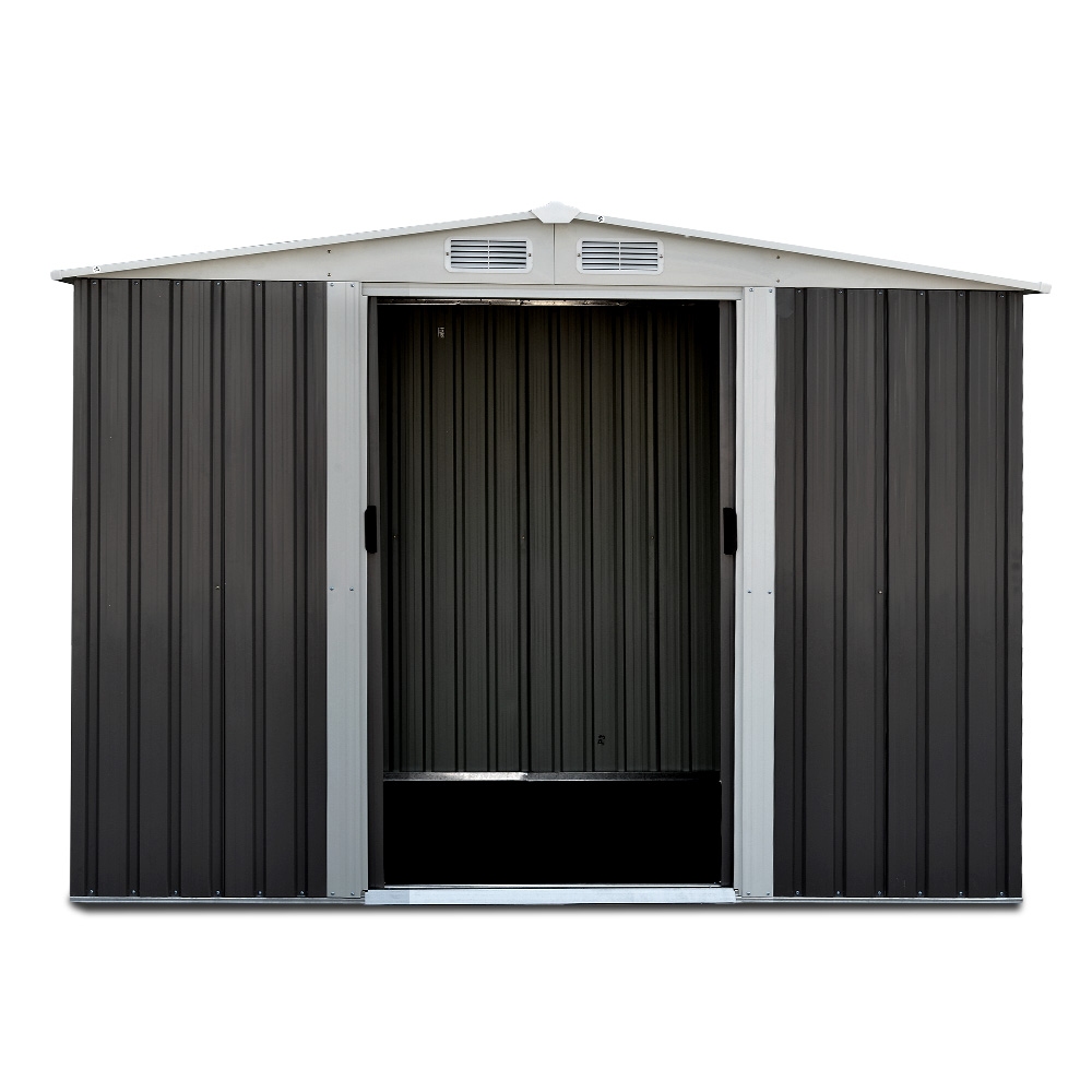 Giantz 2.58x2.07m Metal Garden Shed Outdoor Storage Workshop view 3